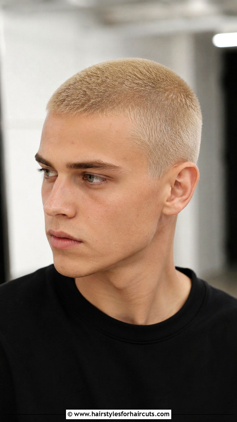 Bleached Buzz Cut - 25 dude haircuts - 25 dude haircuts