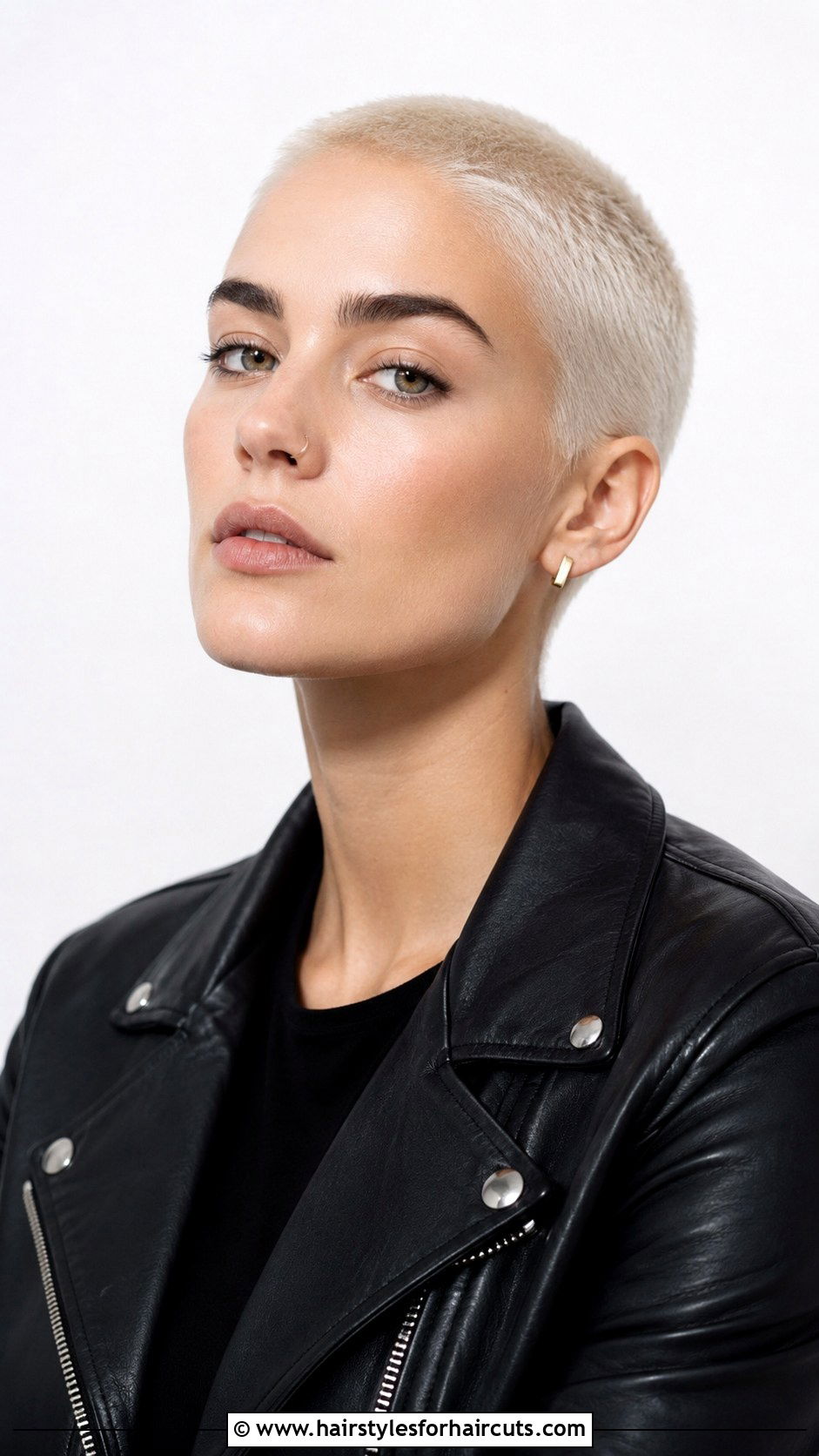 Bleached Buzz Cut - 25 african ladies haircuts - 25 african ladies haircuts