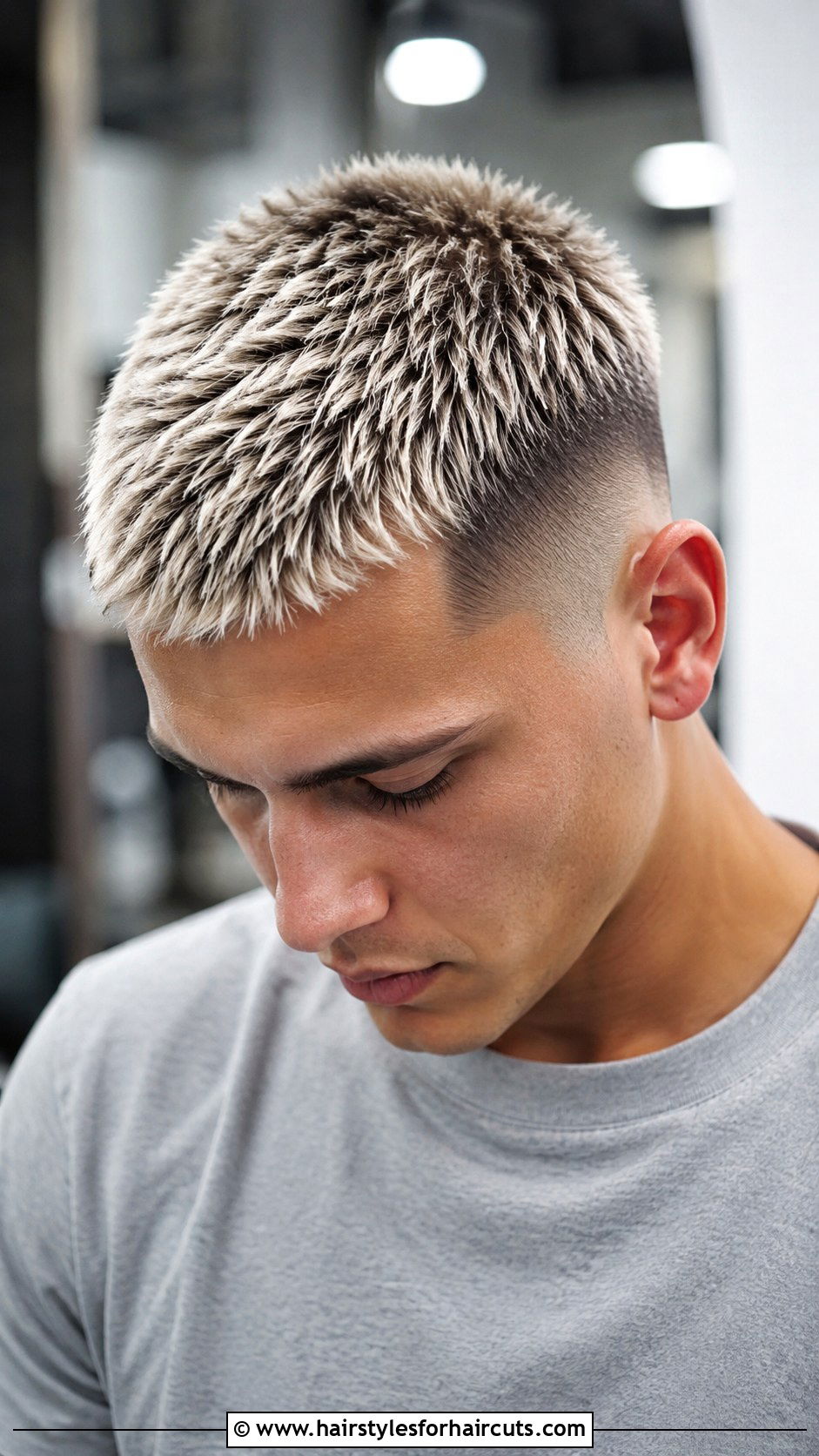 Bleached Crew Cut - 25 crew hairstyles - 25 crew hairstyles