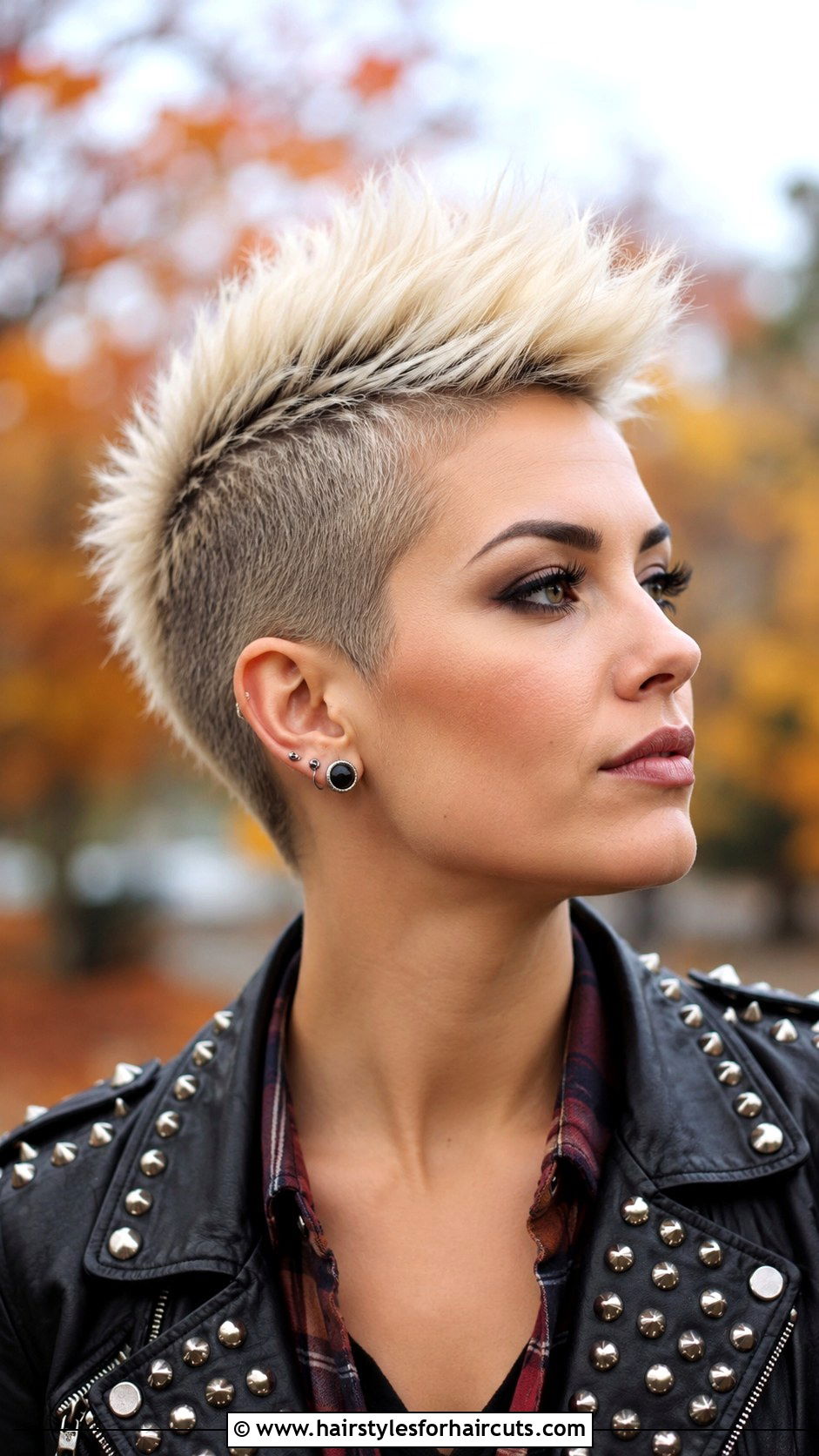 Bleached Faux Hawk - 25 bleach hairstyles - 25 bleach hairstyles