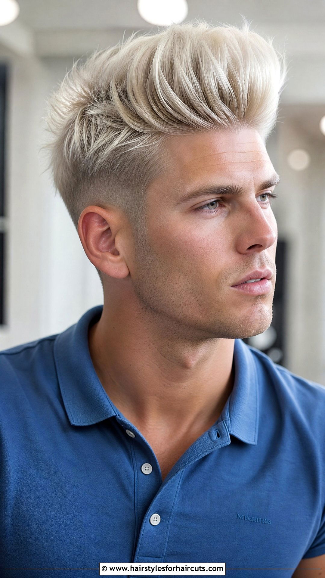 Bleached Quiff - 25 football haircuts - 25 football haircuts