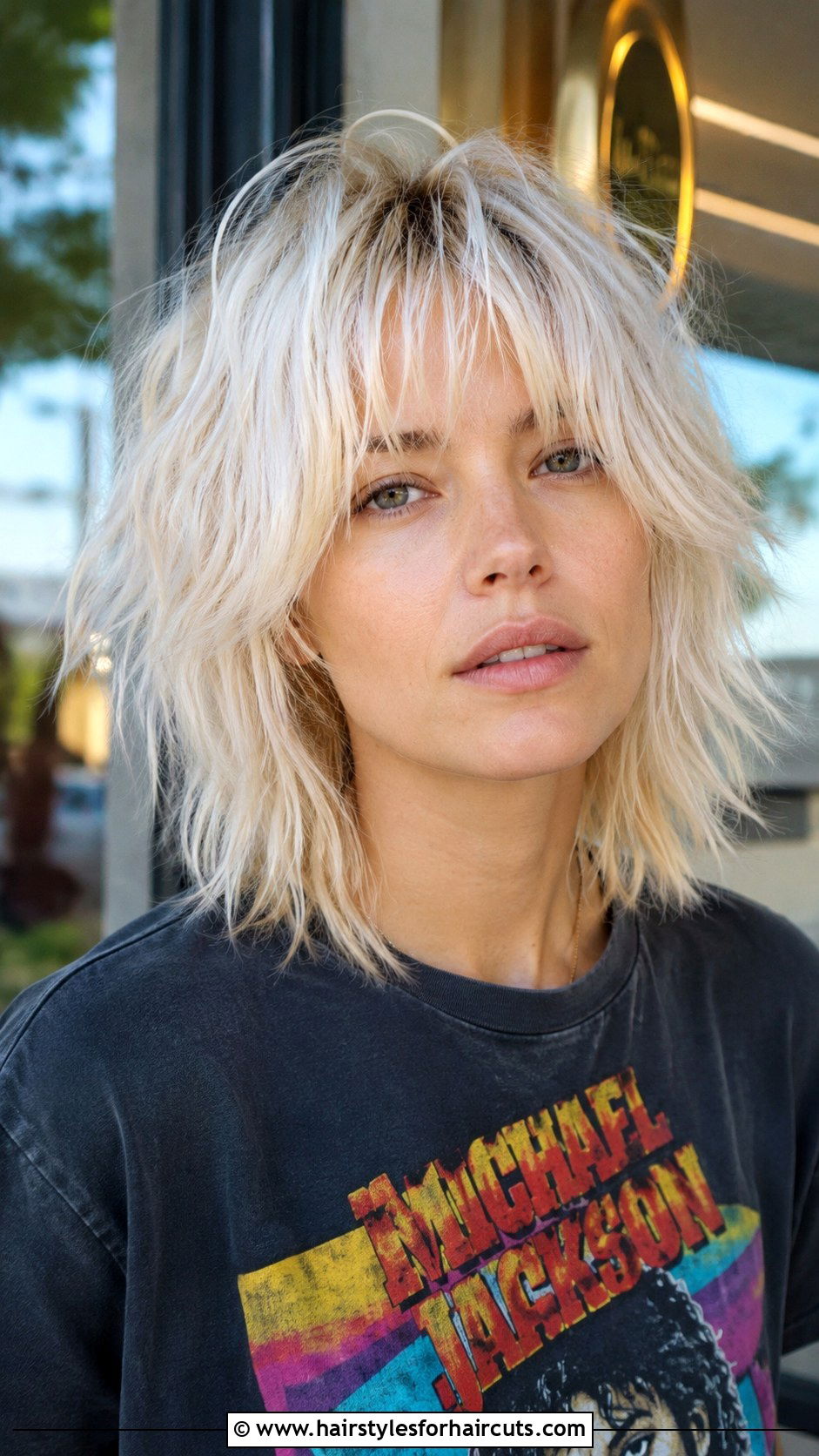 Bleached Shag Haircut - 25 chemical haircuts - 25 chemical haircuts