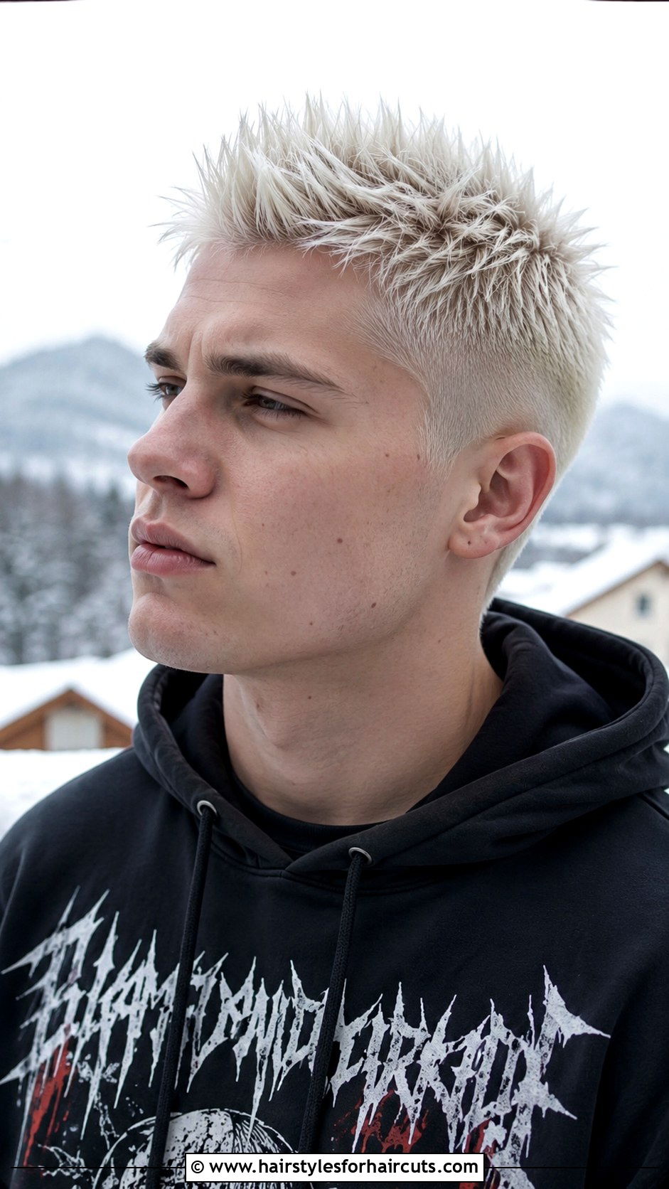 Bleached Spiky Cut - 25 haircuts for spiky hair - 25 haircuts for spiky hair
