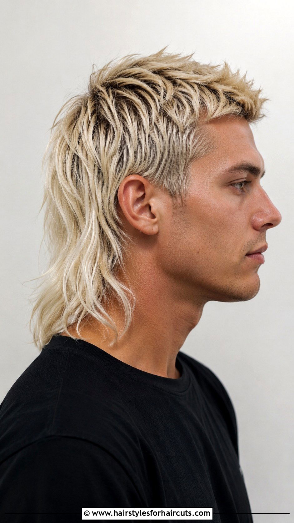 Bleached Surfer Mullet - 25 beach boy haircuts - 25 beach boy haircuts