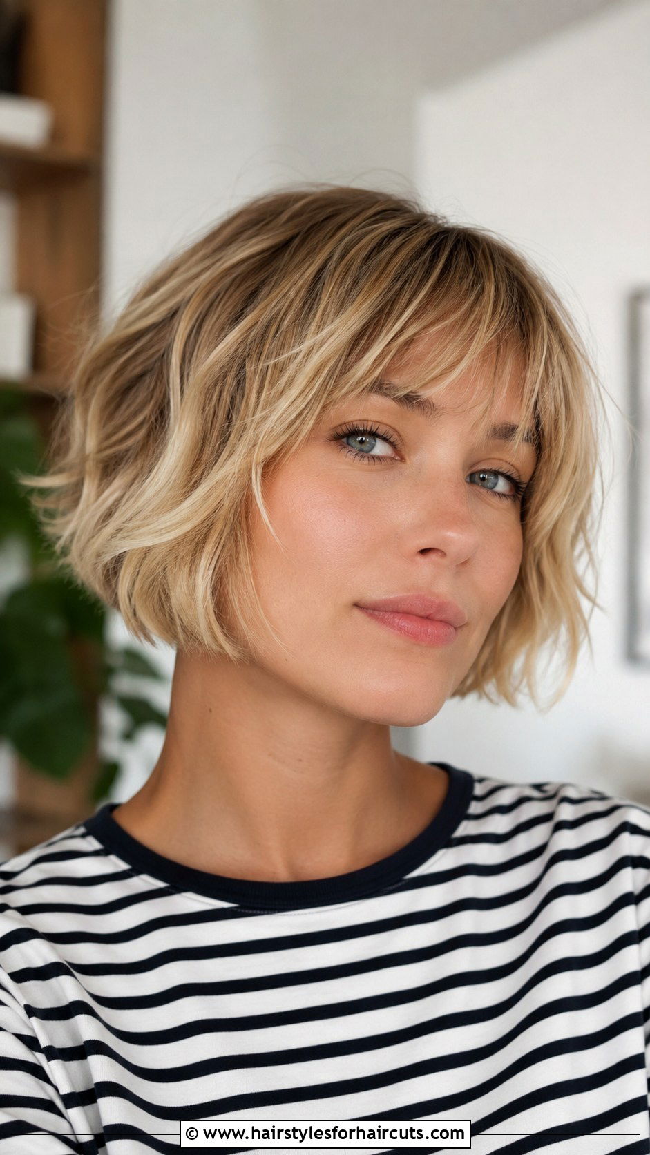 Blond Textured French Bob - 25 blond hairstyles - 25 blond hairstyles