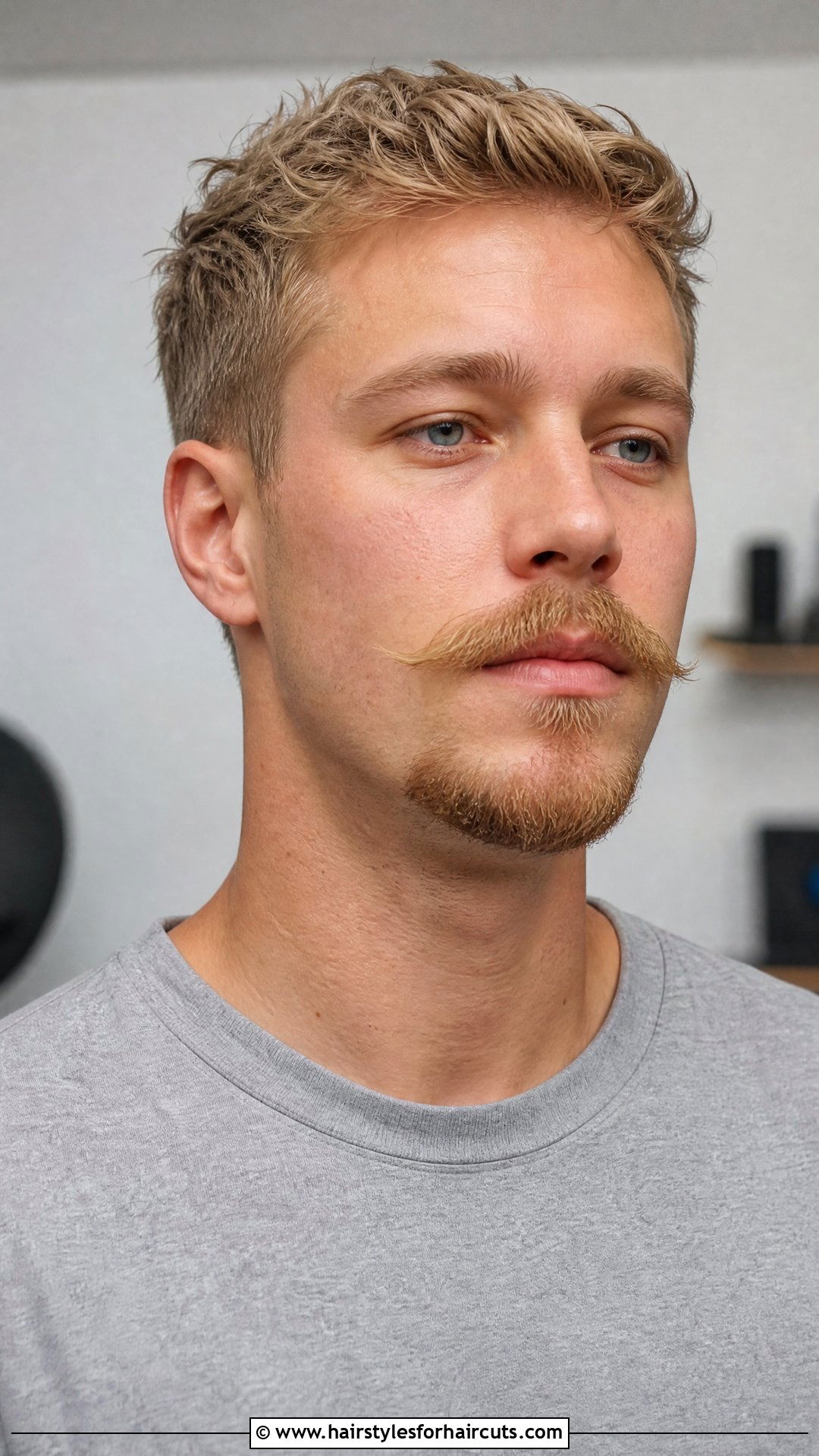 Blonde Balbo Beard - 25 blonde facial hairstyles - 25 blonde facial hairstyles