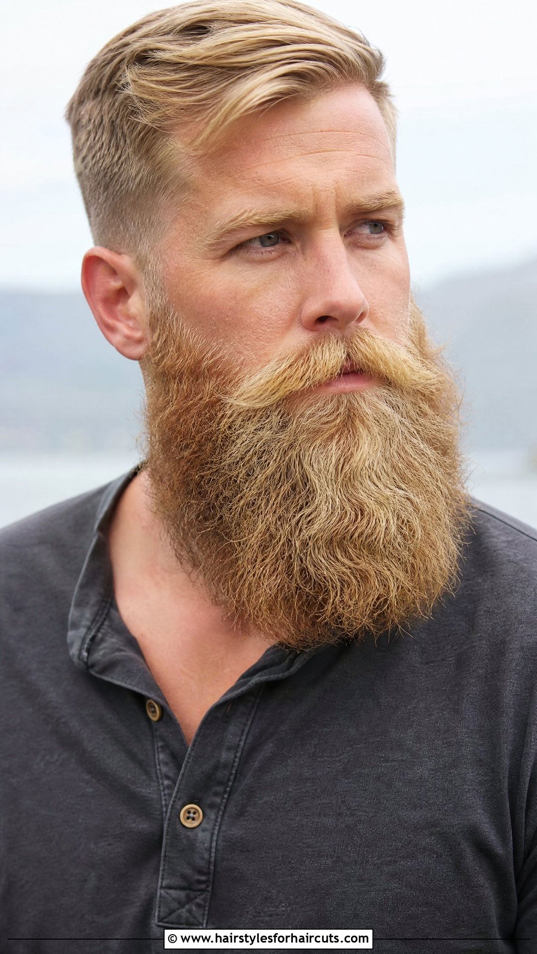 Blonde Bandholz Beard - 25 blonde facial hairstyles - 25 blonde facial hairstyles