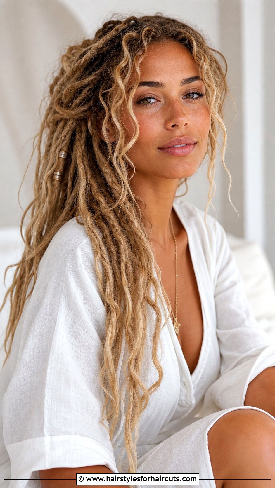 Blonde Bohemian Locs - 25 bohemian crochet hairstyles - 25 bohemian crochet hairstyles