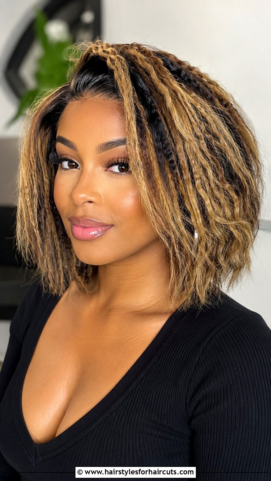 Blonde Crimped Bob Black Hair - 25 bob crimped hairstyles for black hair - 25 bob crimped hairstyles for black hair