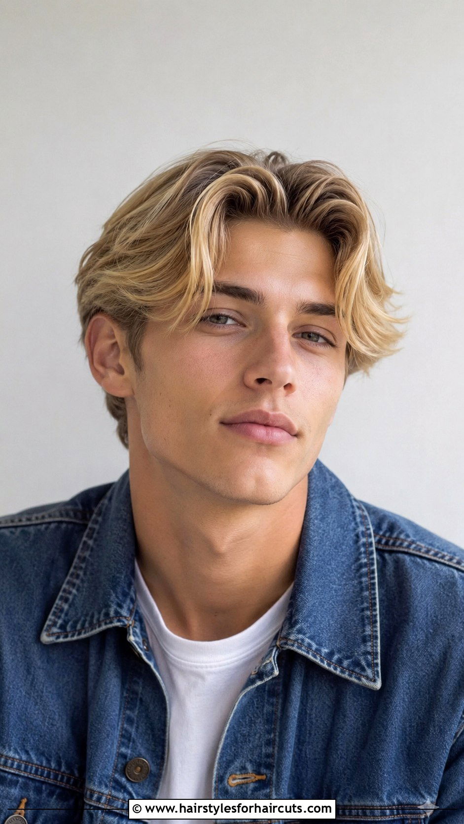Blonde Curtains Haircut - 25 bad bunny haircuts - 25 bad bunny haircuts