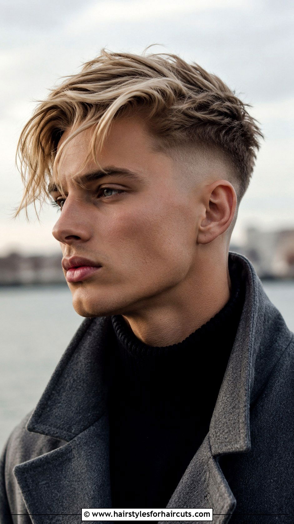 Blonde Fade With Long Fringe - 25 fade haircuts blonde hair - 25 fade haircuts blonde hair