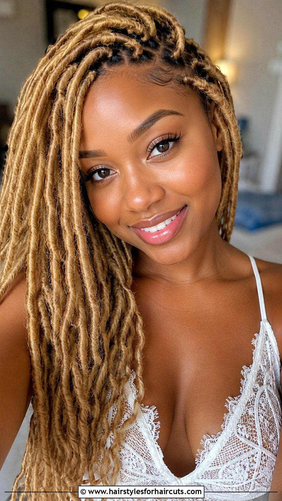 Blonde Faux Locs - 25 faux locs hairstyles - 25 faux locs hairstyles
