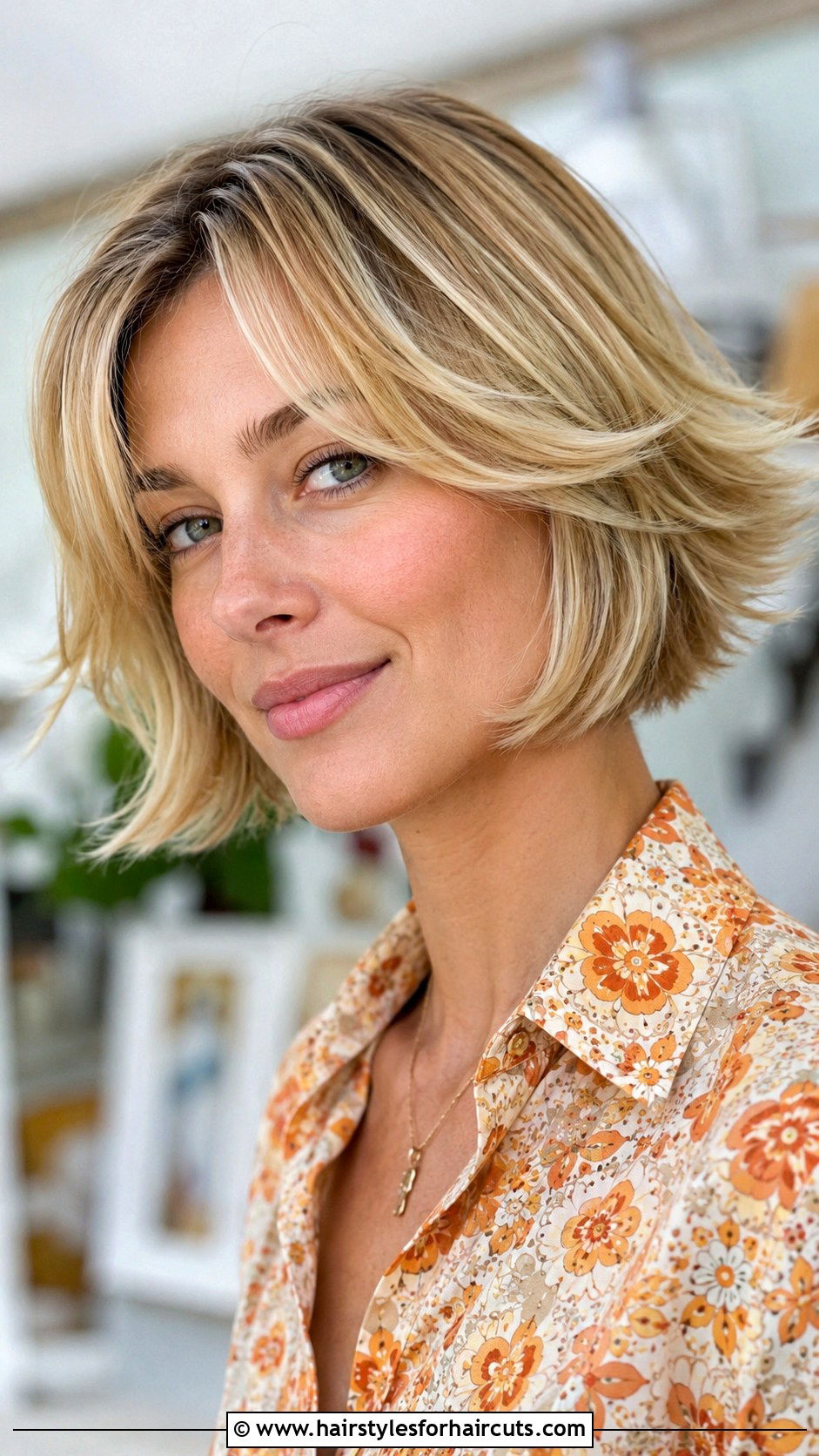 Blonde Feathered Bob - 25 blonde hair hairstyles - 25 blonde hair hairstyles