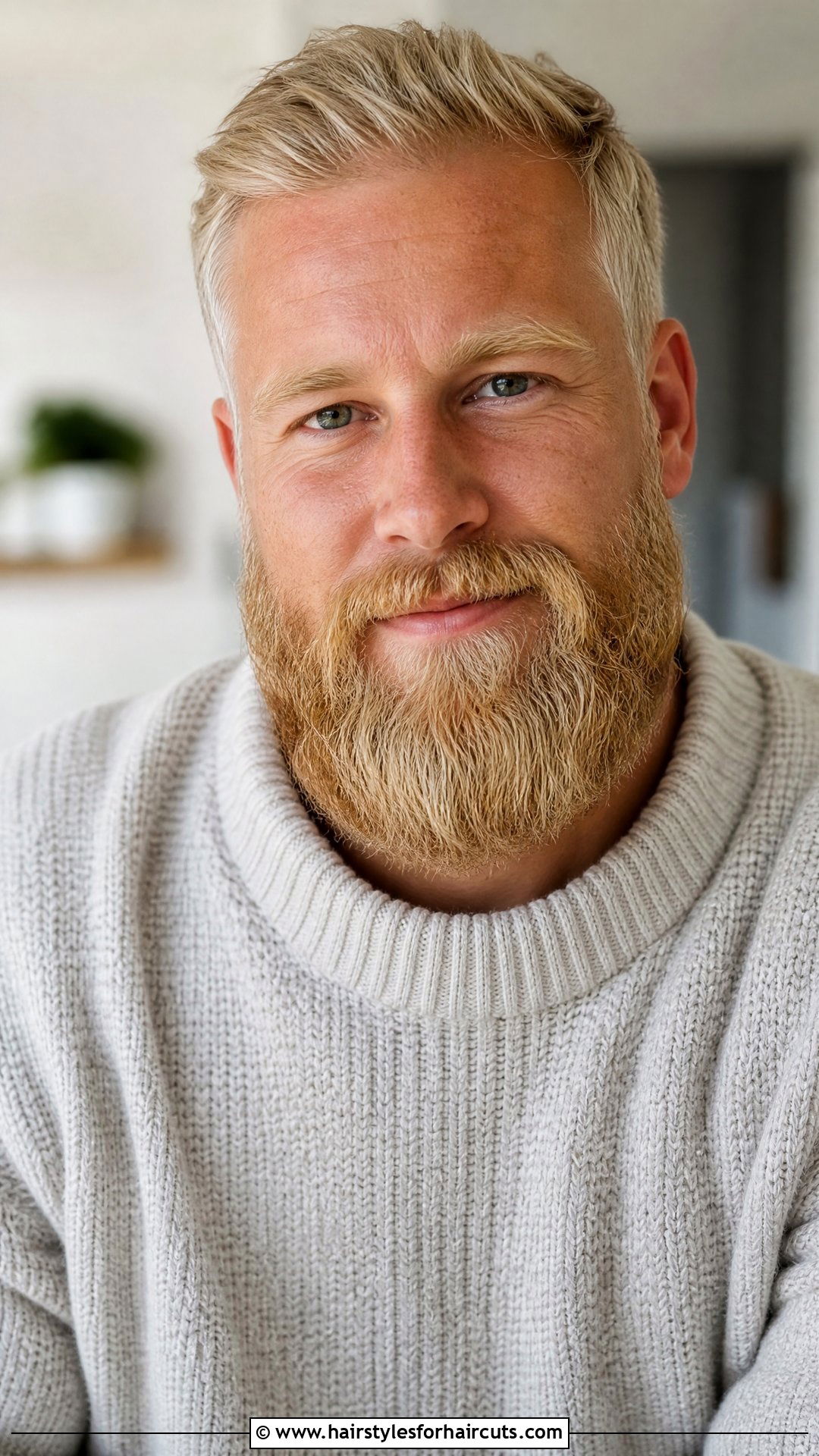 Blonde Garibaldi Beard - 25 blonde facial hairstyles - 25 blonde facial hairstyles