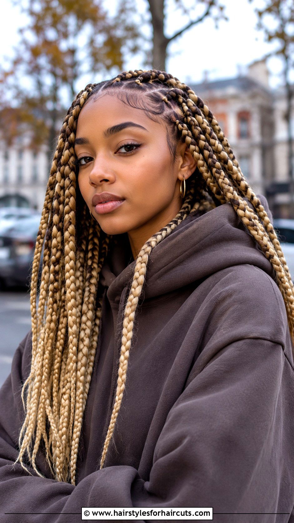 Blonde Jumbo Box Braids - 25 braided hairstyles for blonde hair - 25 braided hairstyles for blonde hair