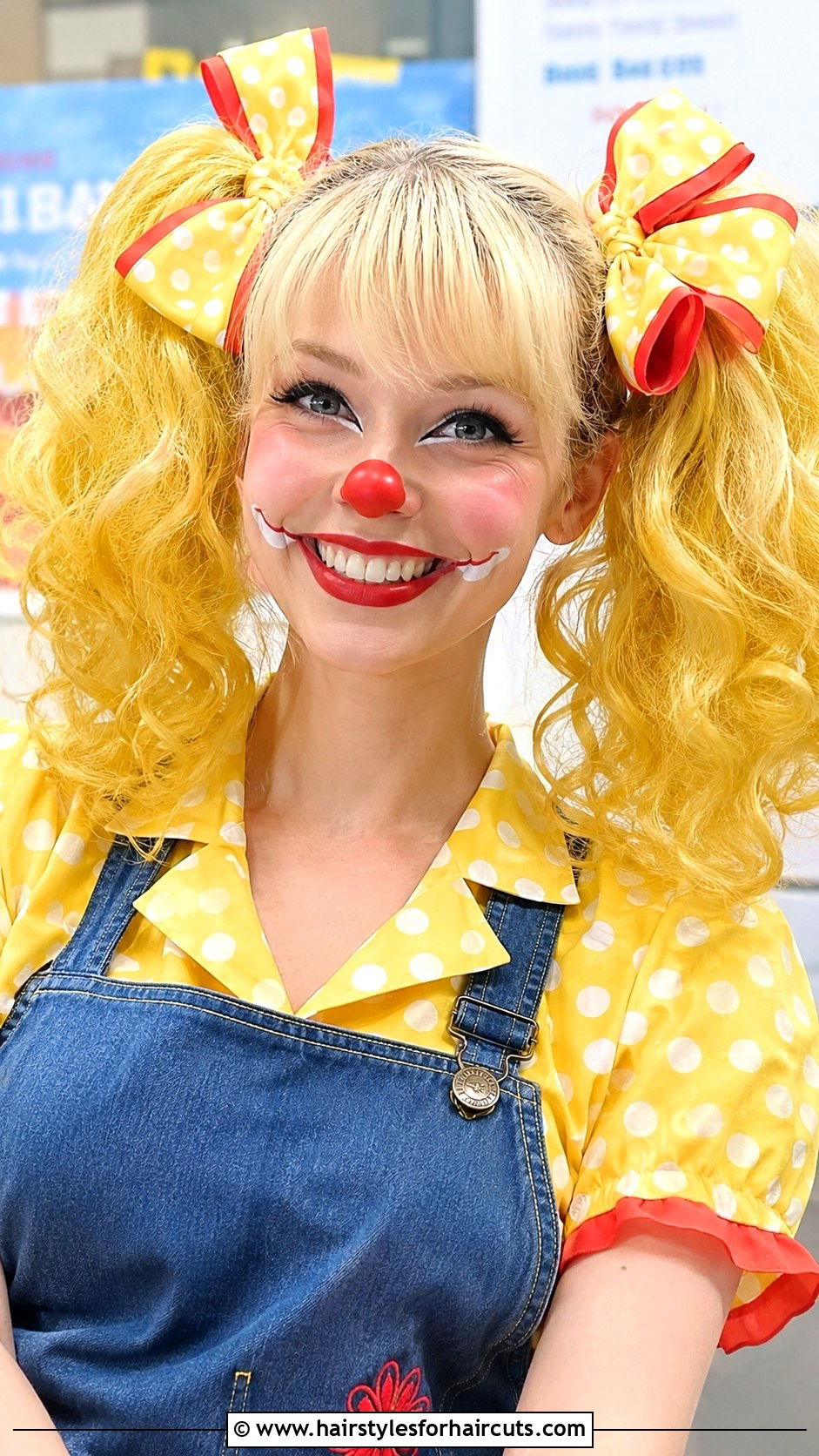 Blonde Pigtails Clown Hairstyle - 25 clown hairstyles - 25 clown hairstyles