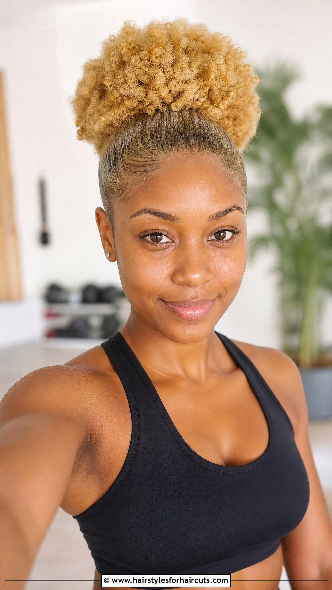 Blonde Puff Natural Hair - 25 blonde natural hairstyles - 25 blonde natural hairstyles