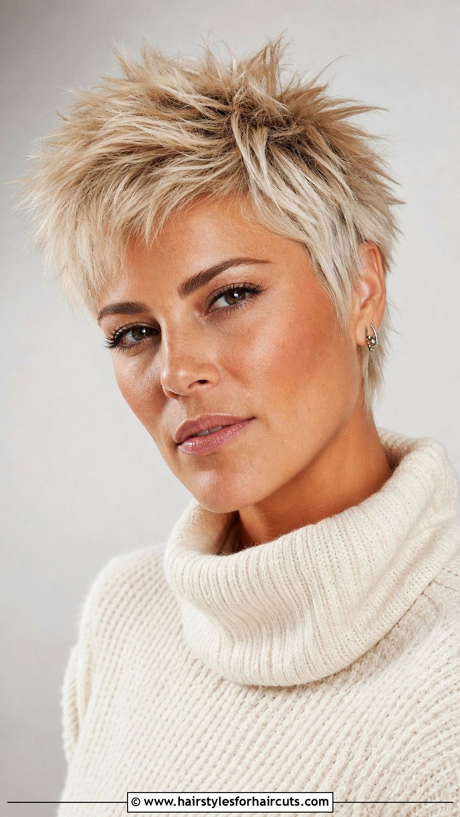 Blonde Spiky Pixie - 25 short spike hairstyles - 25 short spike hairstyles