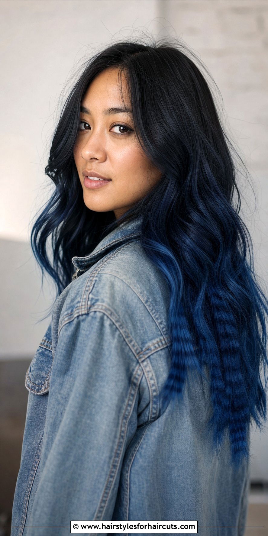 Blue Raccoon Tail Dark Hair - 25 racoon tail hairstyles - 25 racoon tail hairstyles