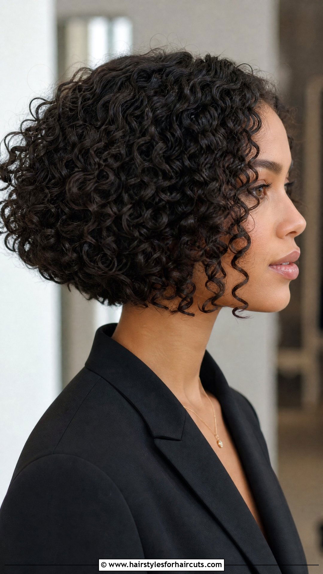 Blunt A Line Bob Curly Hair - 25 curly haircuts straight across - 25 curly haircuts straight across
