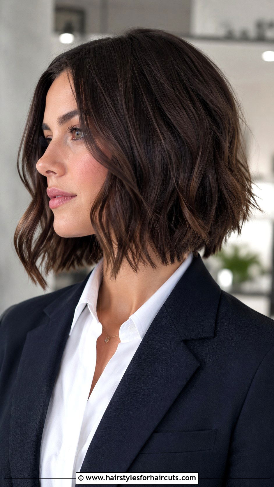 Blunt A Line Bob Wavy Hair - 25 blunt haircuts for wavy hair - 25 blunt haircuts for wavy hair
