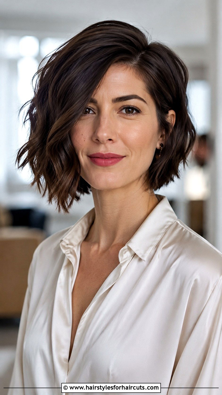 Blunt Asymmetrical Bob Wavy Hair - 25 blunt haircuts for wavy hair - 25 blunt haircuts for wavy hair