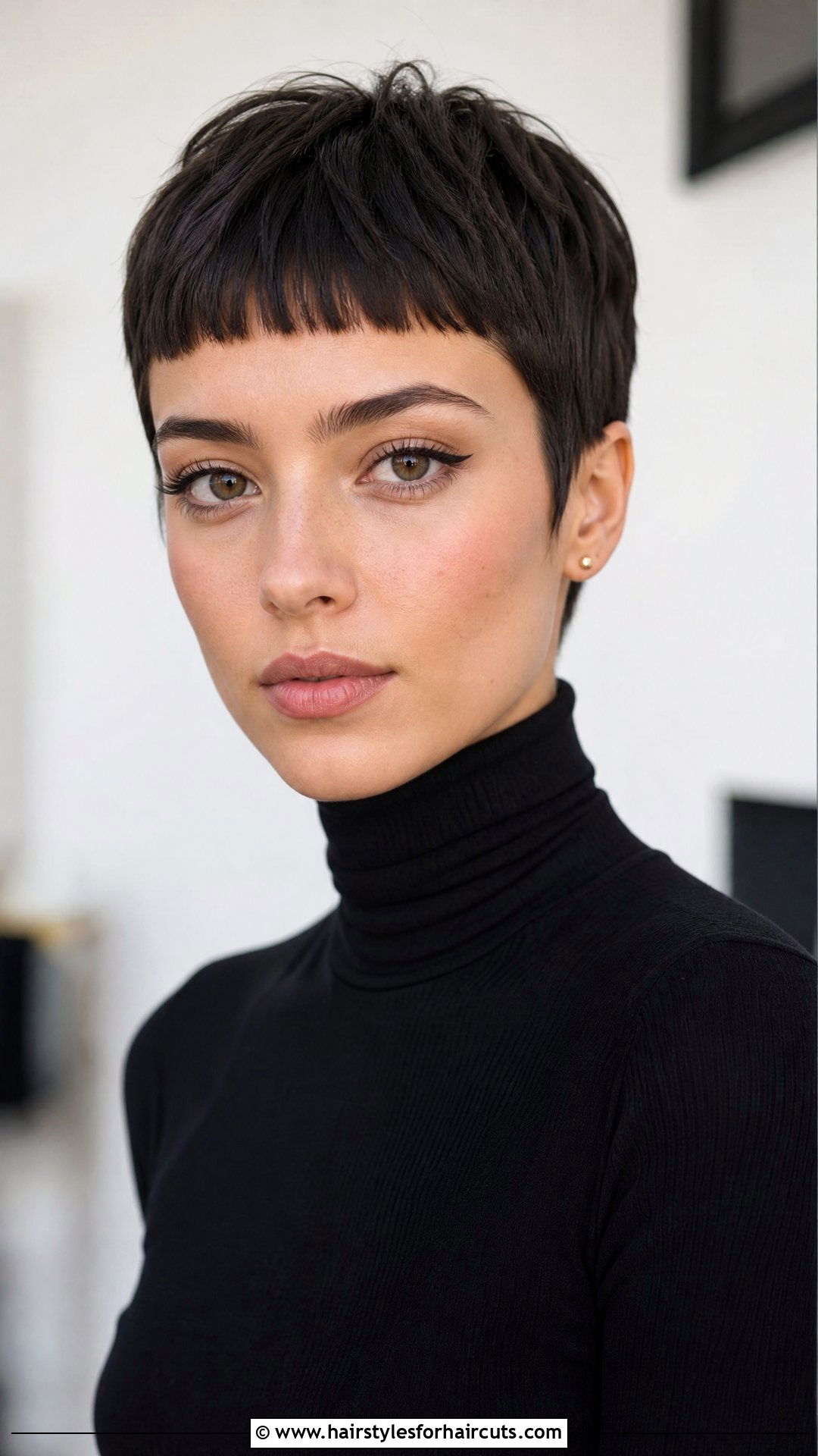 Blunt Bangs Pixie Haircut - 25 haircuts for bangs - 25 haircuts for bangs