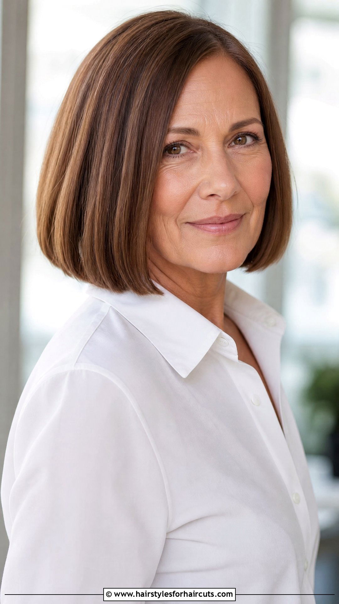 Blunt Bob - 25 short hairstyles for over 50 - 25 short hairstyles for over 50