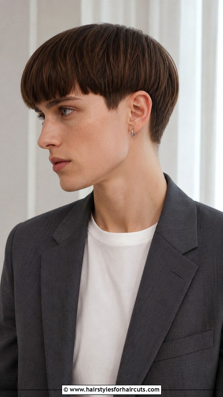 Blunt Bob Androgynous Haircut - 25 androgynous haircuts for thick hair - 25 androgynous haircuts for thick hair