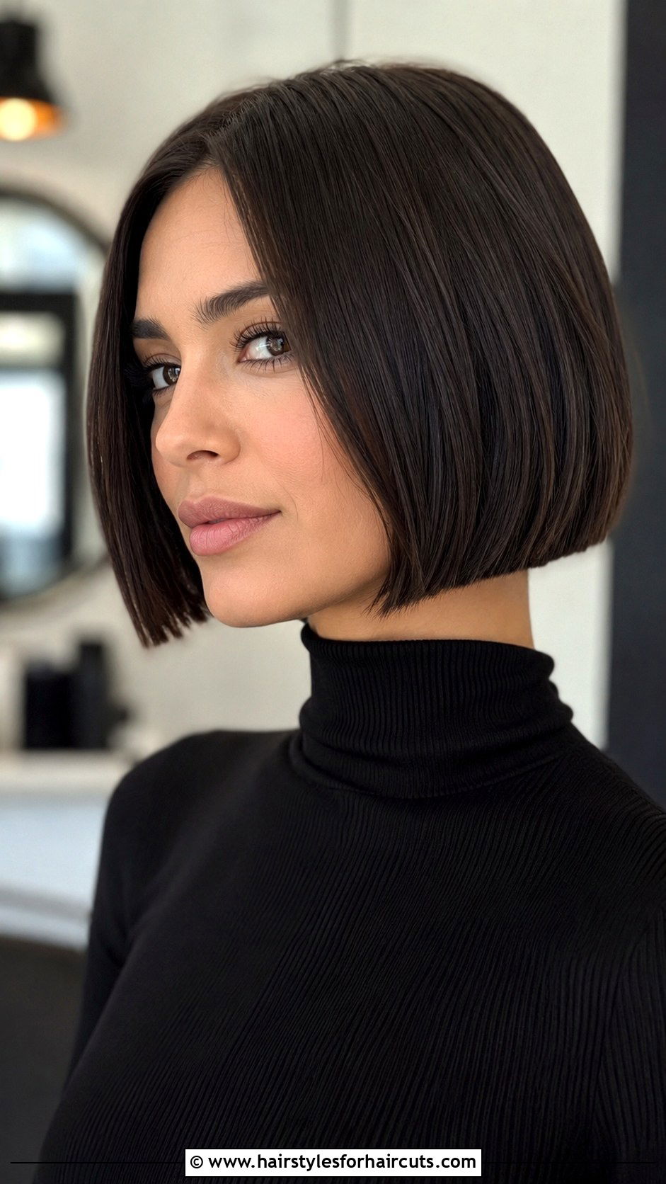 Blunt Bob Brunette Haircut - 25 brunette haircuts - 25 brunette haircuts