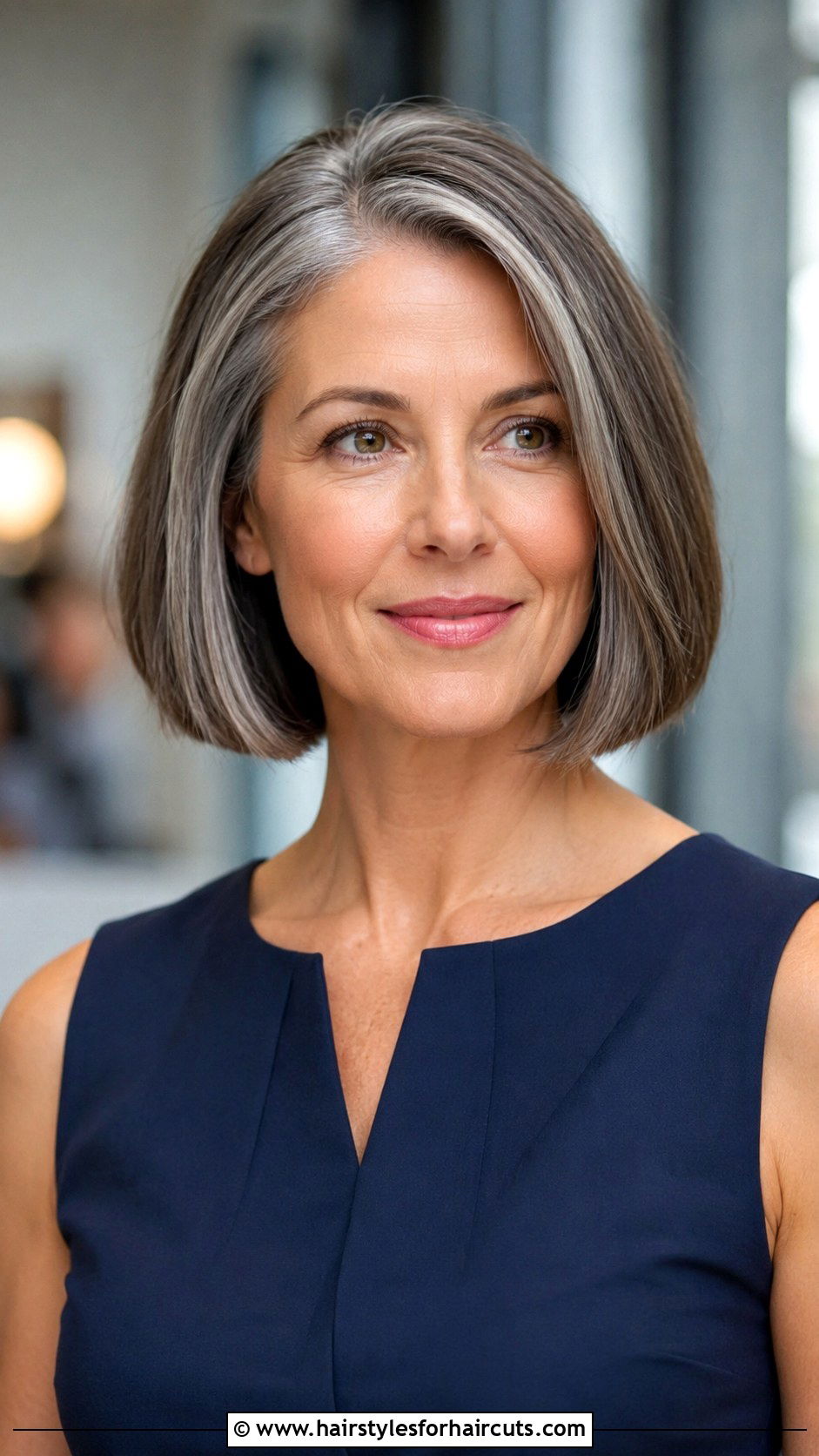 Blunt Bob For Growing Out Gray Hair - 25 short haircuts for growing out gray hair - 25 short haircuts for growing out gray hair