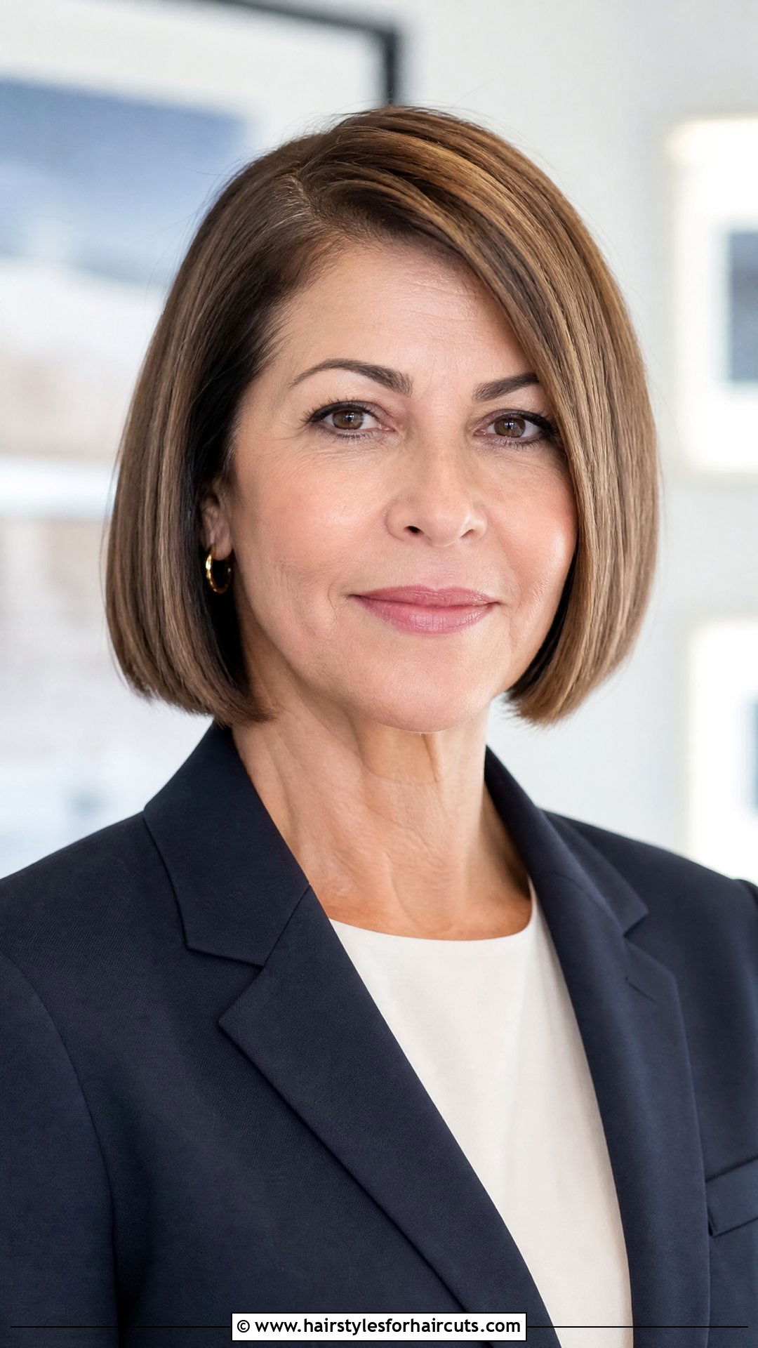 Blunt Bob Haircut - 25 women hairstyles over 50 - 25 women hairstyles over 50