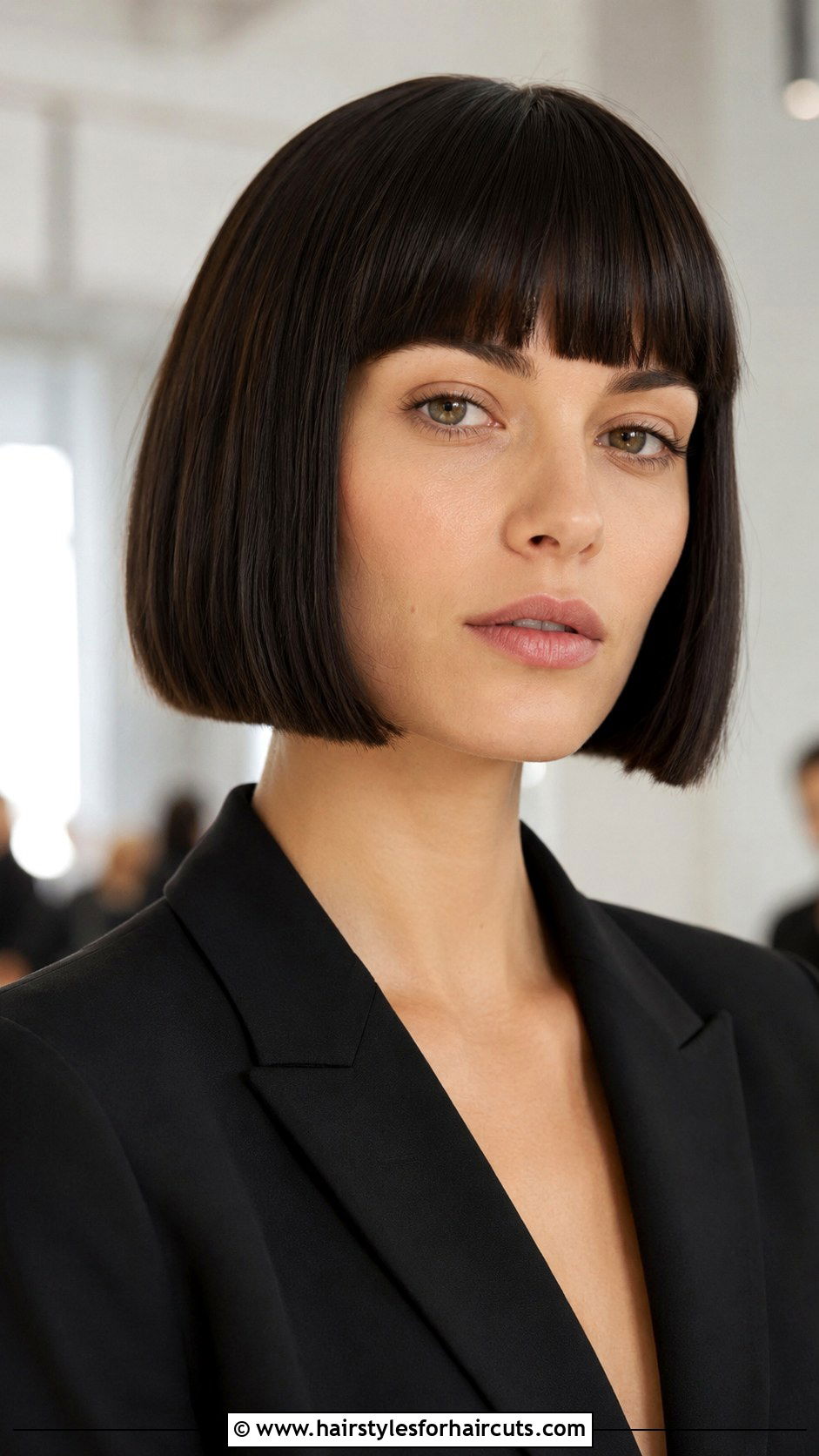 Blunt Bob With Bangs - 25 black hairstyles with bangs - 25 black hairstyles with bangs