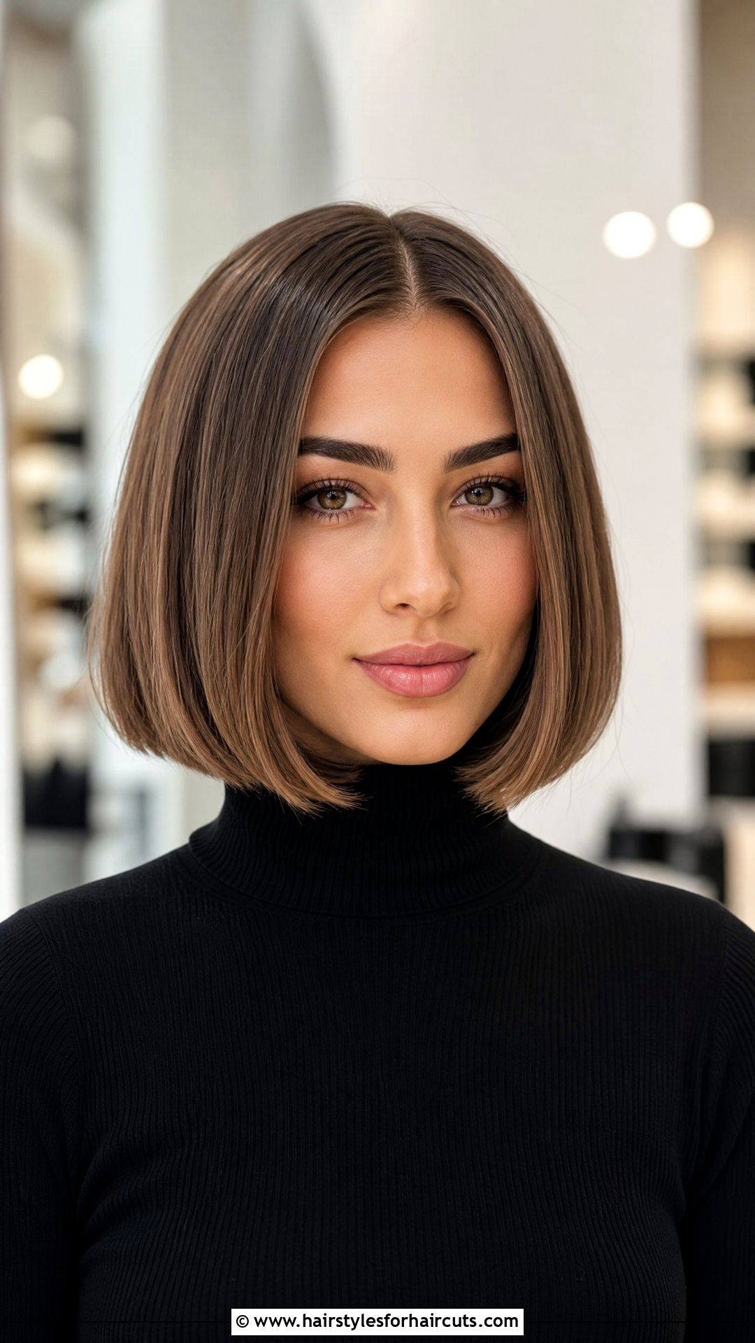 Blunt Bob With Center Part - 25 blunt bob haircuts for fine hair - 25 blunt bob haircuts for fine hair