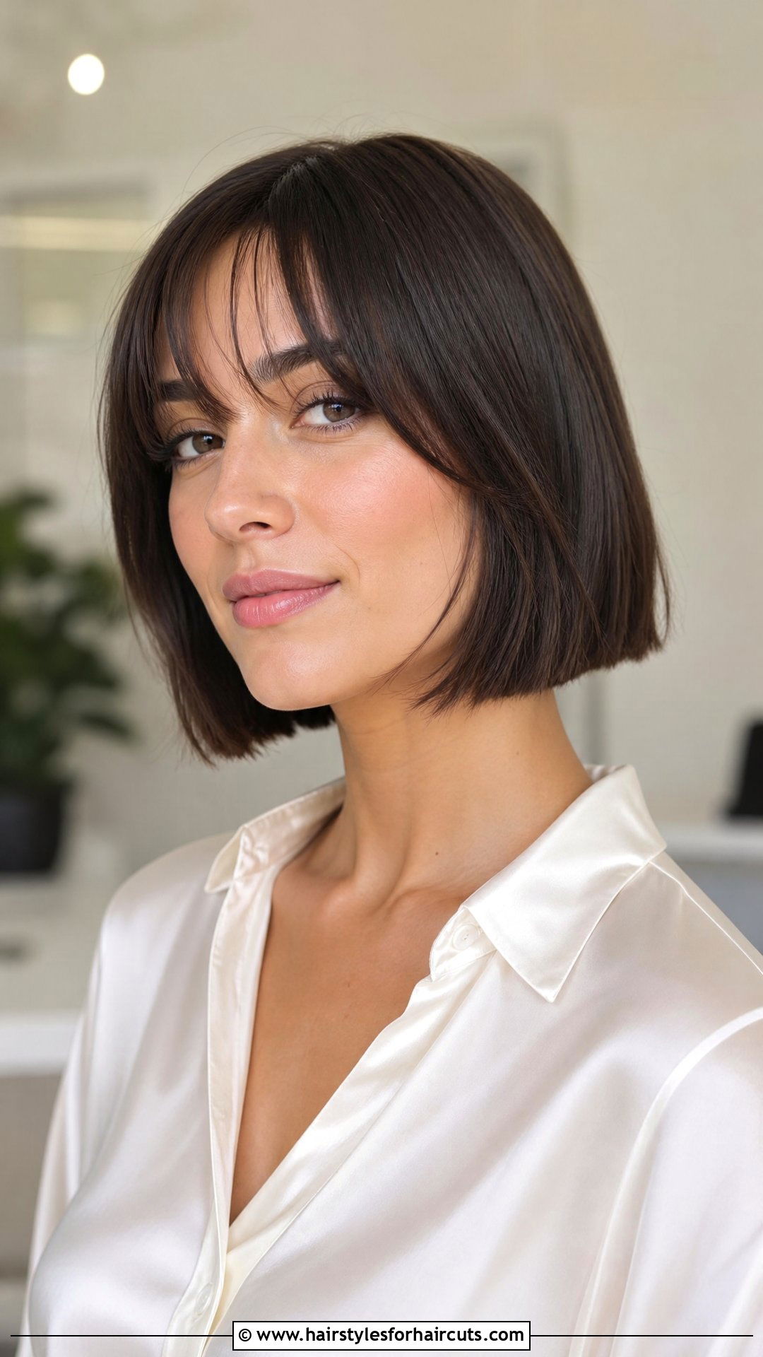 Blunt Bob With Face Framing Bangs - 25 face framing haircuts for medium hair - 25 face framing haircuts for medium hair