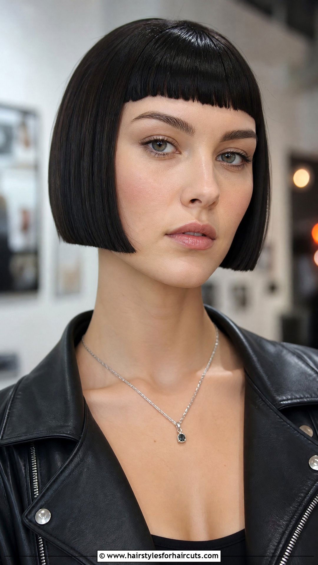 Blunt Bob With Micro Bangs - 25 haircuts for fine hair with bangs - 25 haircuts for fine hair with bangs