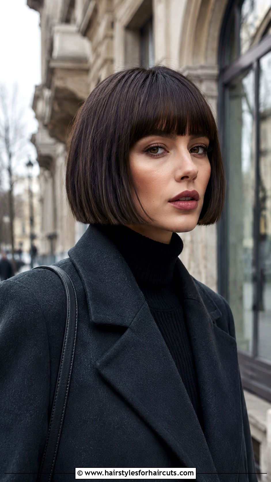 Blunt Bob With Straight Bangs - 25 bangs hairstyles short hair - 25 bangs hairstyles short hair
