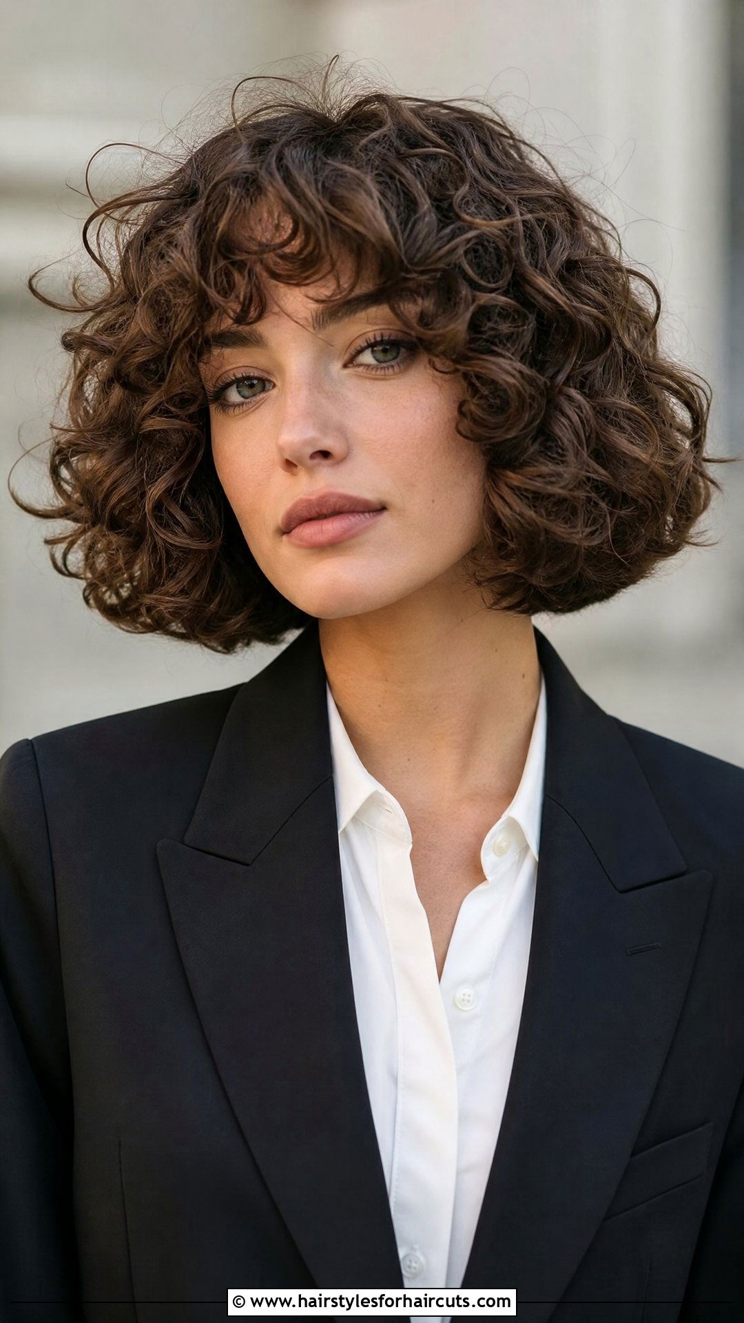 Blunt Curly Bob - 25 womens haircuts curly hair - 25 womens haircuts curly hair