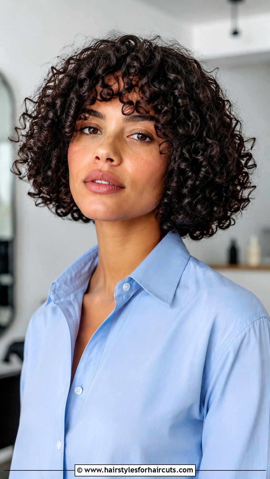 Blunt Curly Bob - 25 african american curly hairstyles - 25 african american curly hairstyles