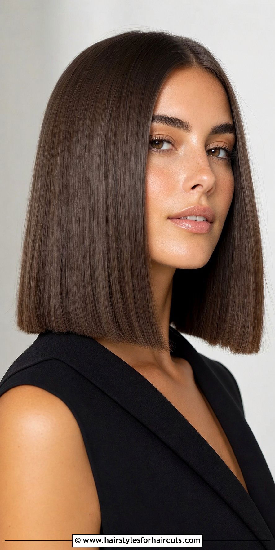 Blunt Cut Hair - 25 haircuts logo - 25 haircuts logo