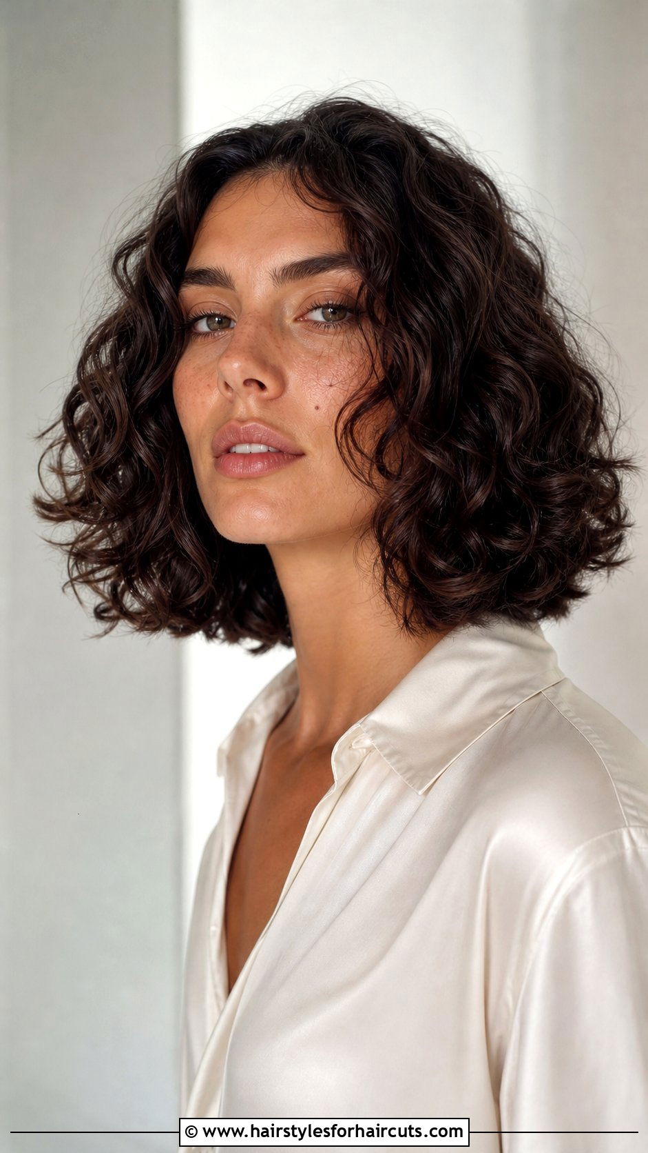 Blunt Cut Loose Curly Hair - 25 haircuts for loose curly hair - 25 haircuts for loose curly hair