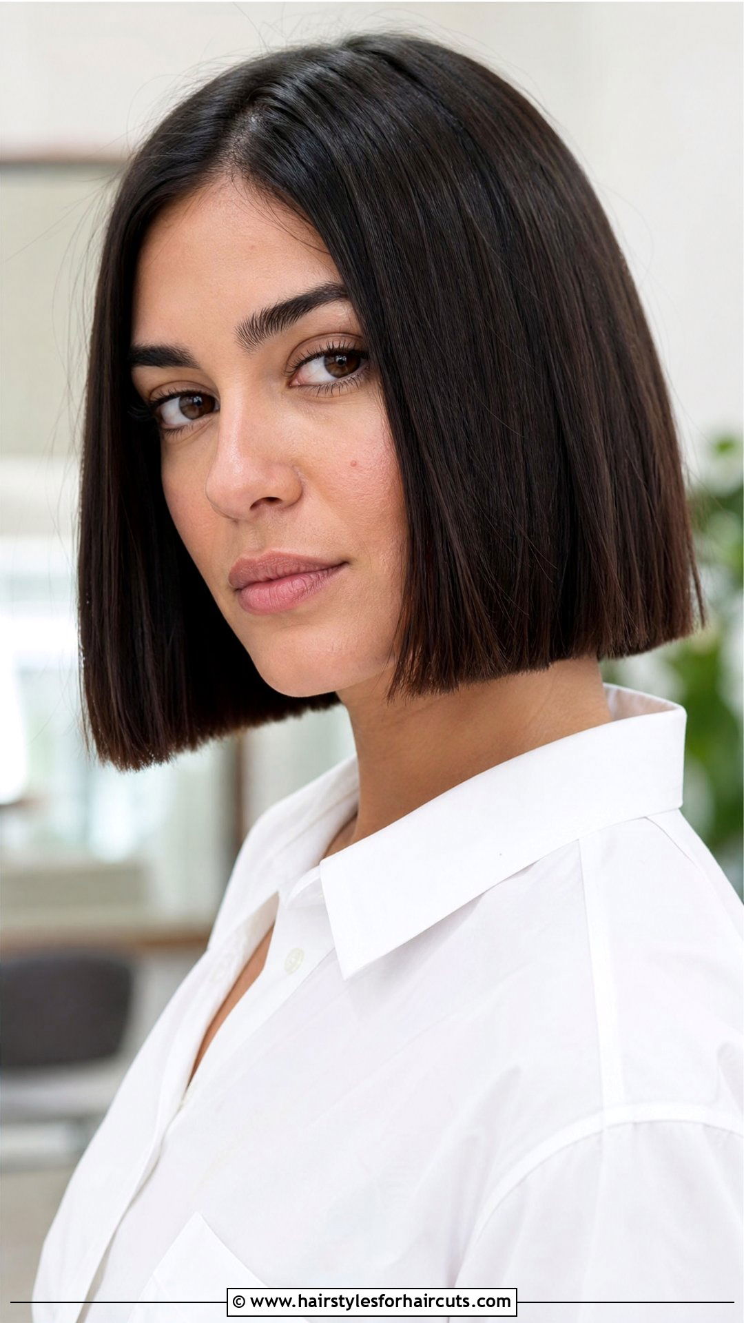Blunt Cut Medium Hair - 25 medium length thick hairstyles - 25 medium length thick hairstyles