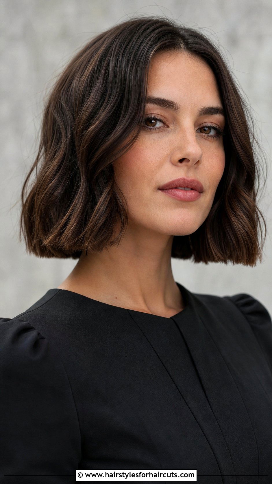Blunt Cut Wavy Bob - 25 short body wave hairstyles - 25 short body wave hairstyles