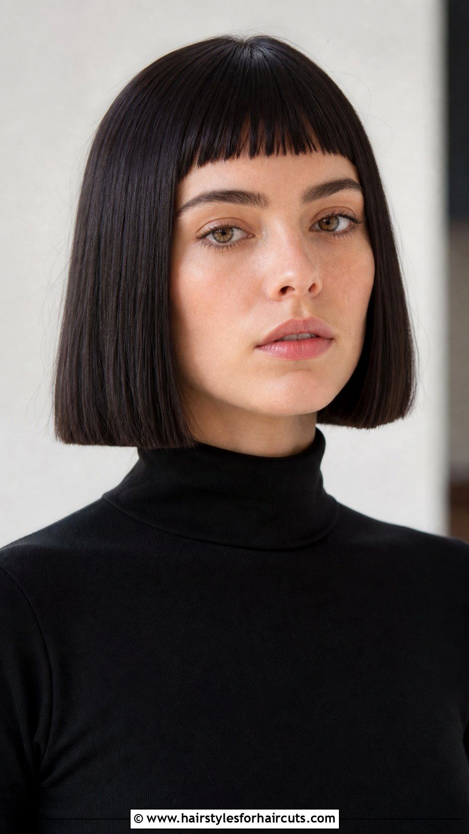 Blunt Cut With Baby Bangs - 25 edgy haircuts - 25 edgy haircuts