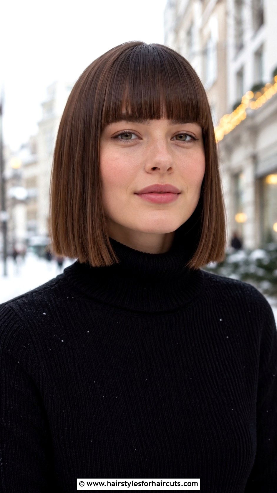 Blunt Cut With Bangs - 25 blunt hairstyles - 25 blunt hairstyles