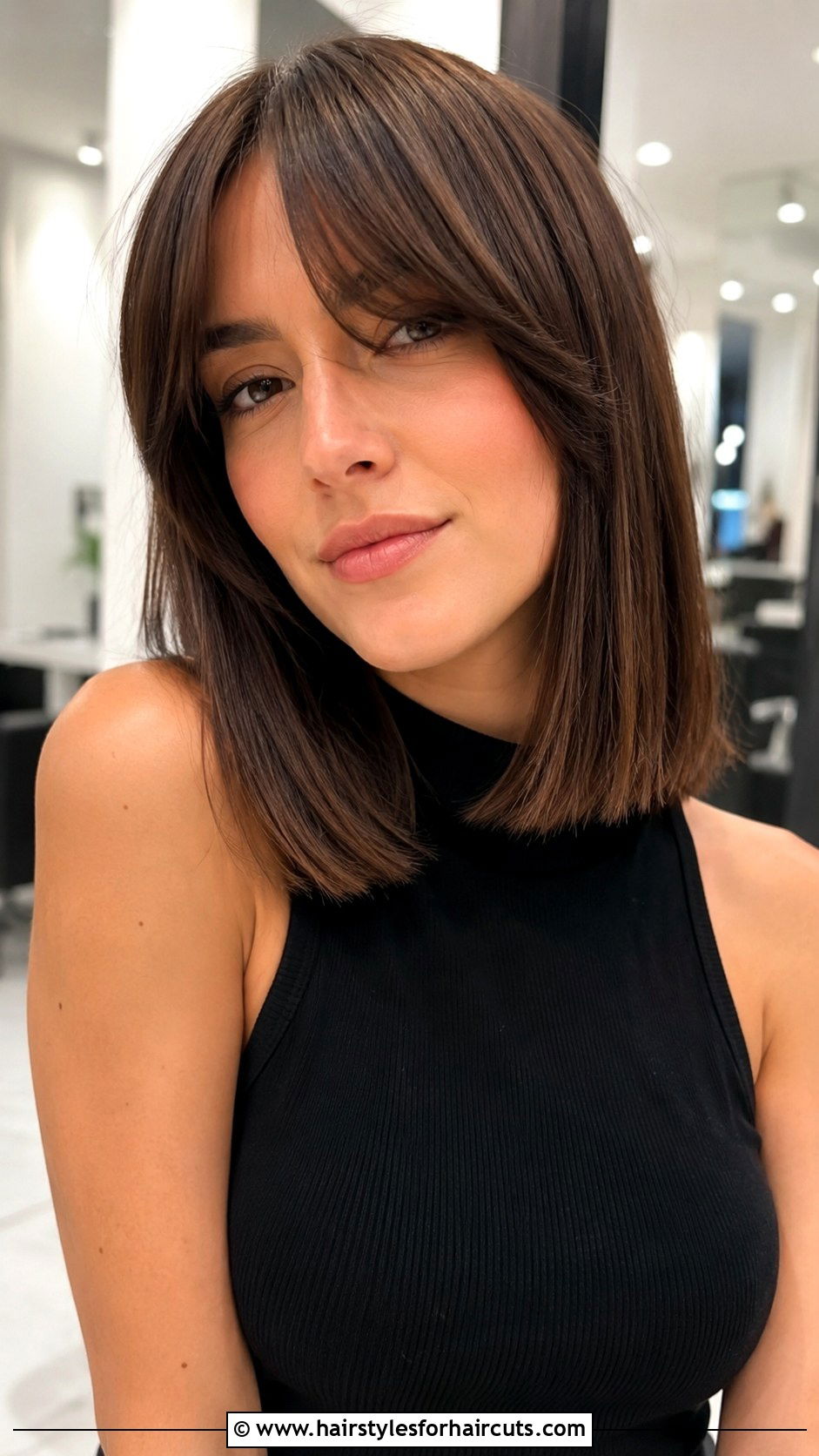 Blunt Cut With Curtain Bangs - 25 haircuts for me - 25 haircuts for me