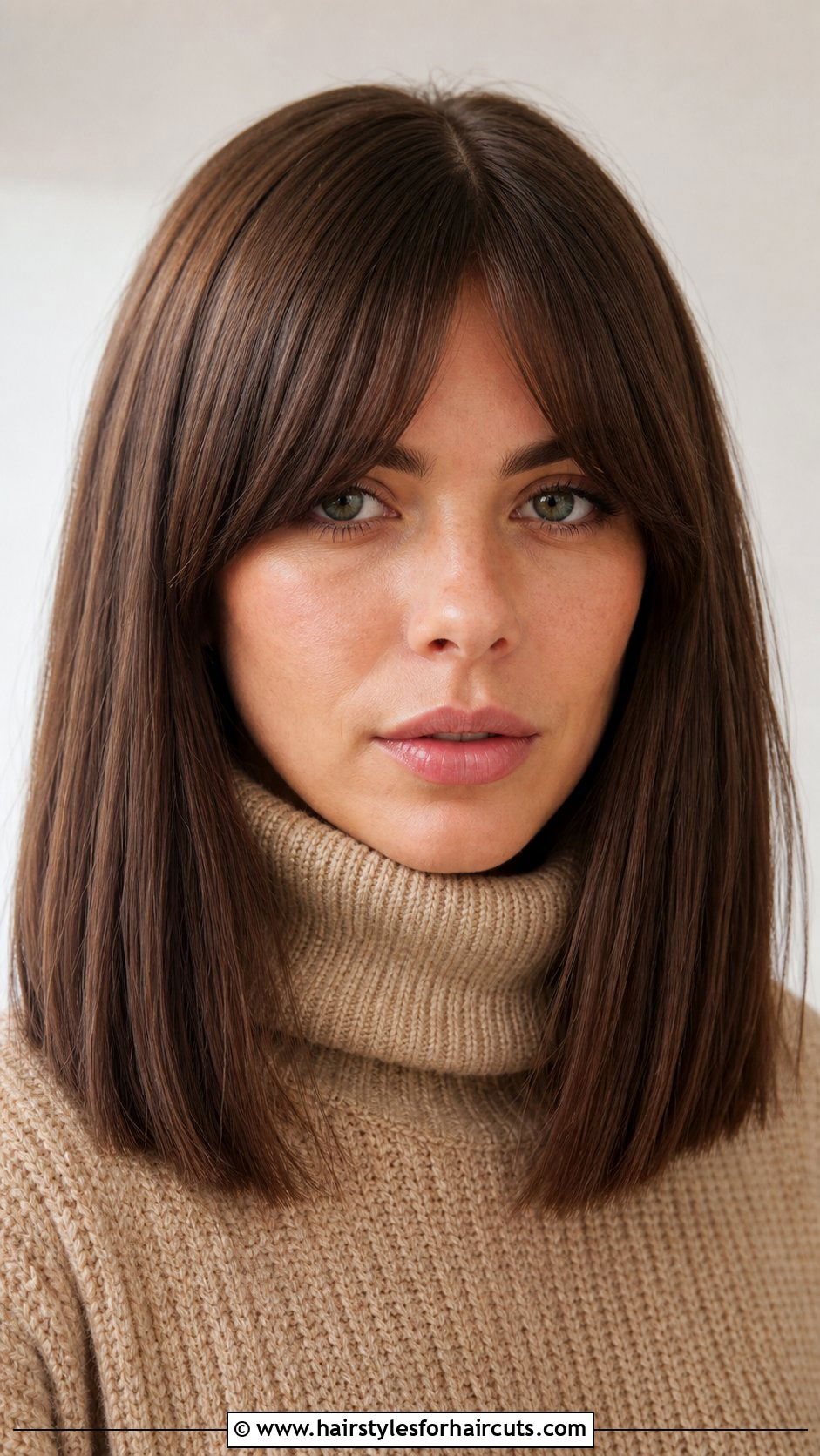 Blunt Cut With Curtain Bangs Long Hair - 25 volumizing haircuts for thin long hair - 25 volumizing haircuts for thin long hair