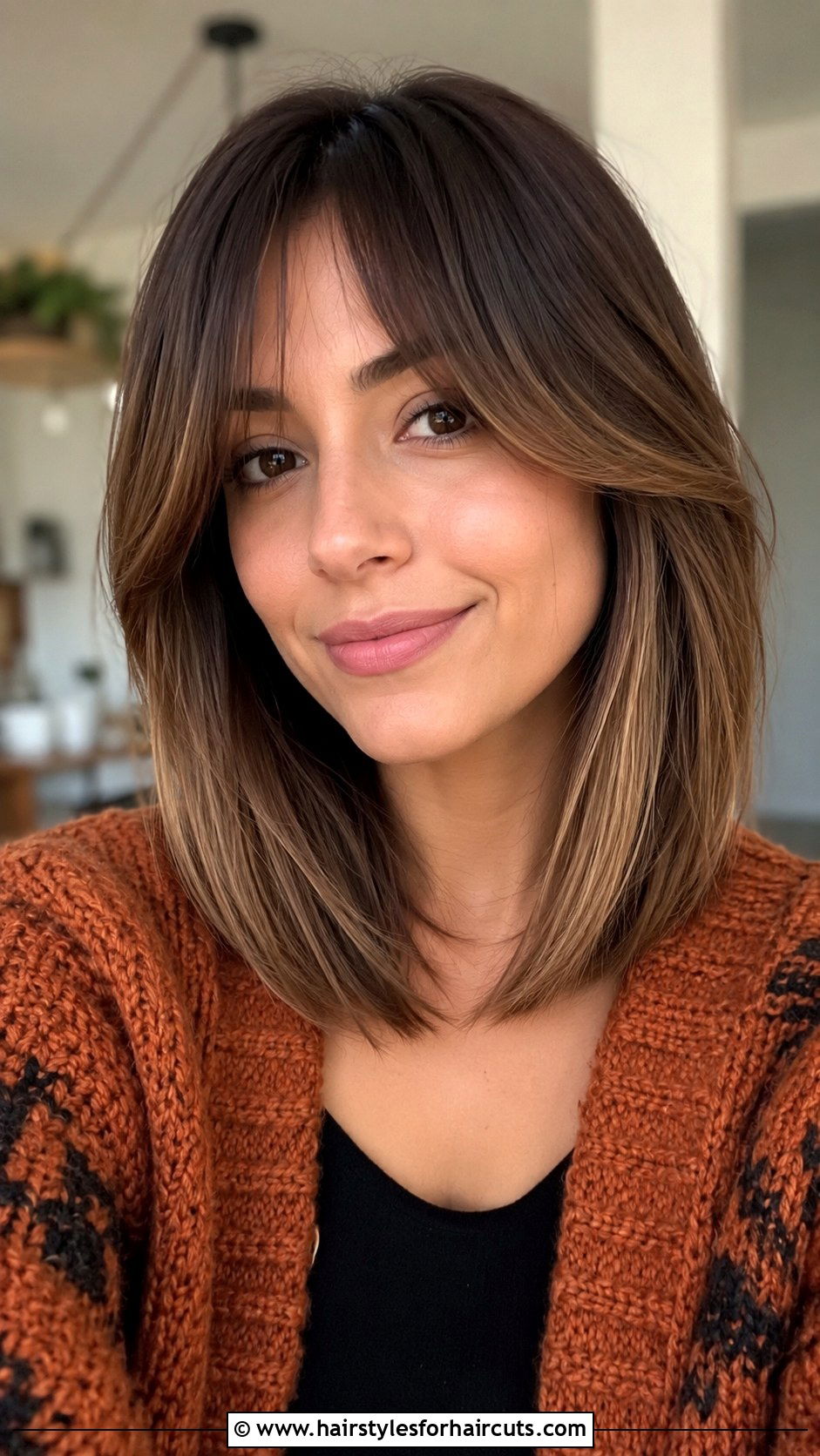 Blunt Cut With Face Framing Layers - 25 blunt haircuts for thick hair - 25 blunt haircuts for thick hair