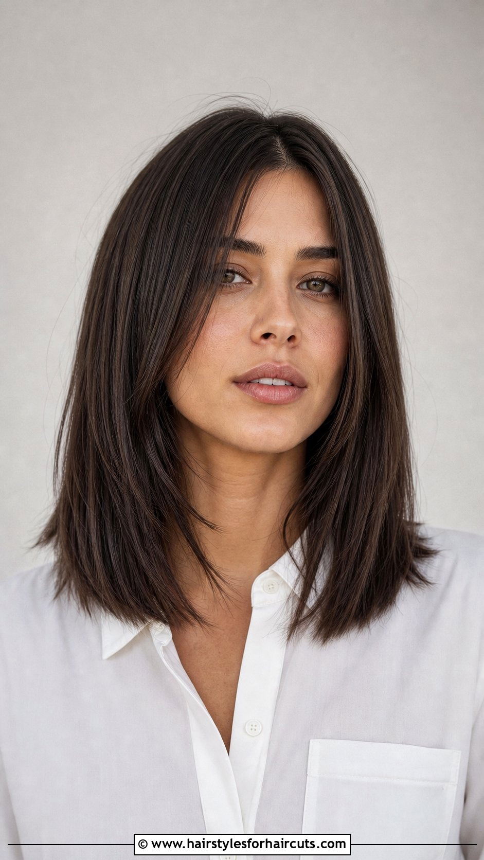 Blunt Cut With Long Layers - 25 hairstyles long hair layers - 25 hairstyles long hair layers