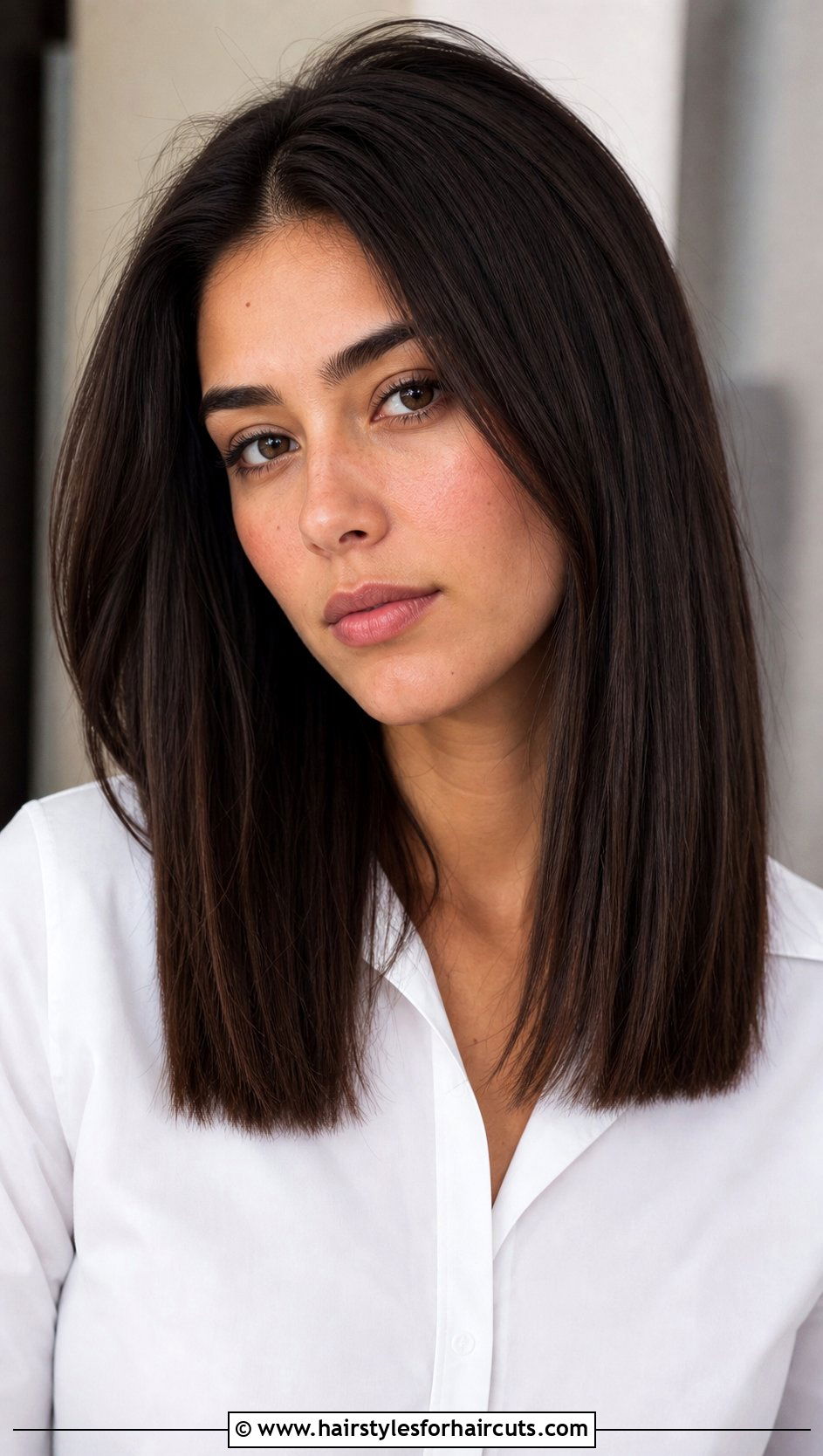 Blunt Cut With Long Layers - 25 haircuts for women long hair layers - 25 haircuts for women long hair layers